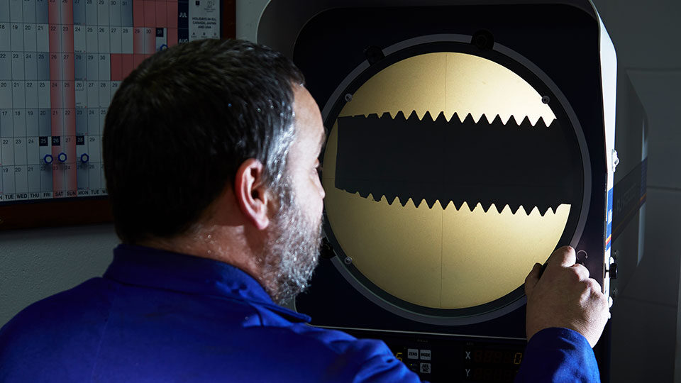 Man conducting analysis at National Oceanography Centre