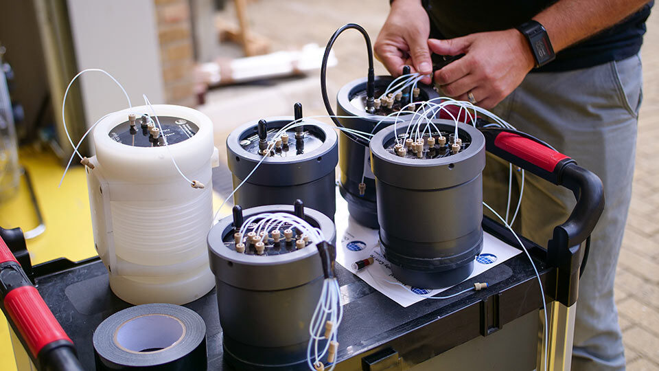 National Oceanography Centre sensors to collect data from the oceans