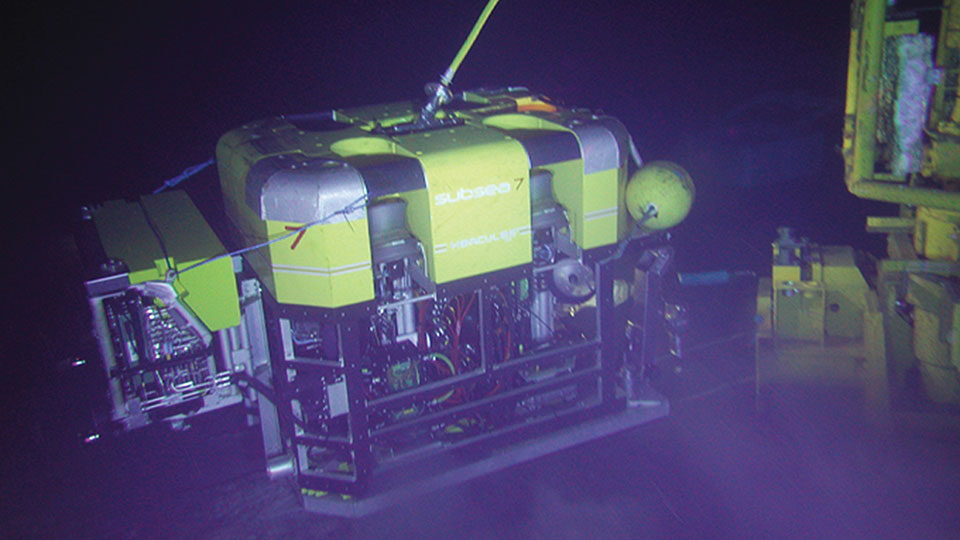 ROV underwater